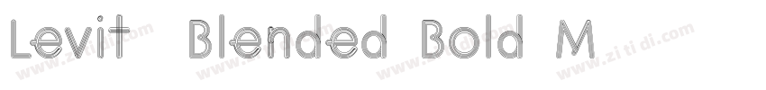 Levit_Blended Bold M字体转换